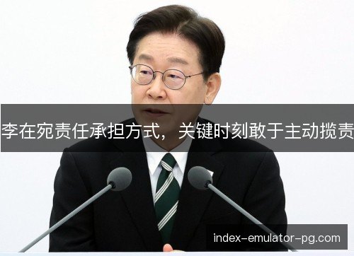 李在宛责任承担方式，关键时刻敢于主动揽责